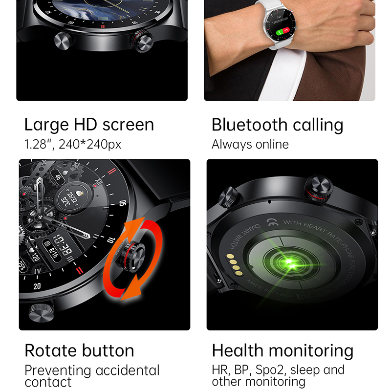 Montre connectée Bluetooth ave - Smartwatch Custom avis et prix
