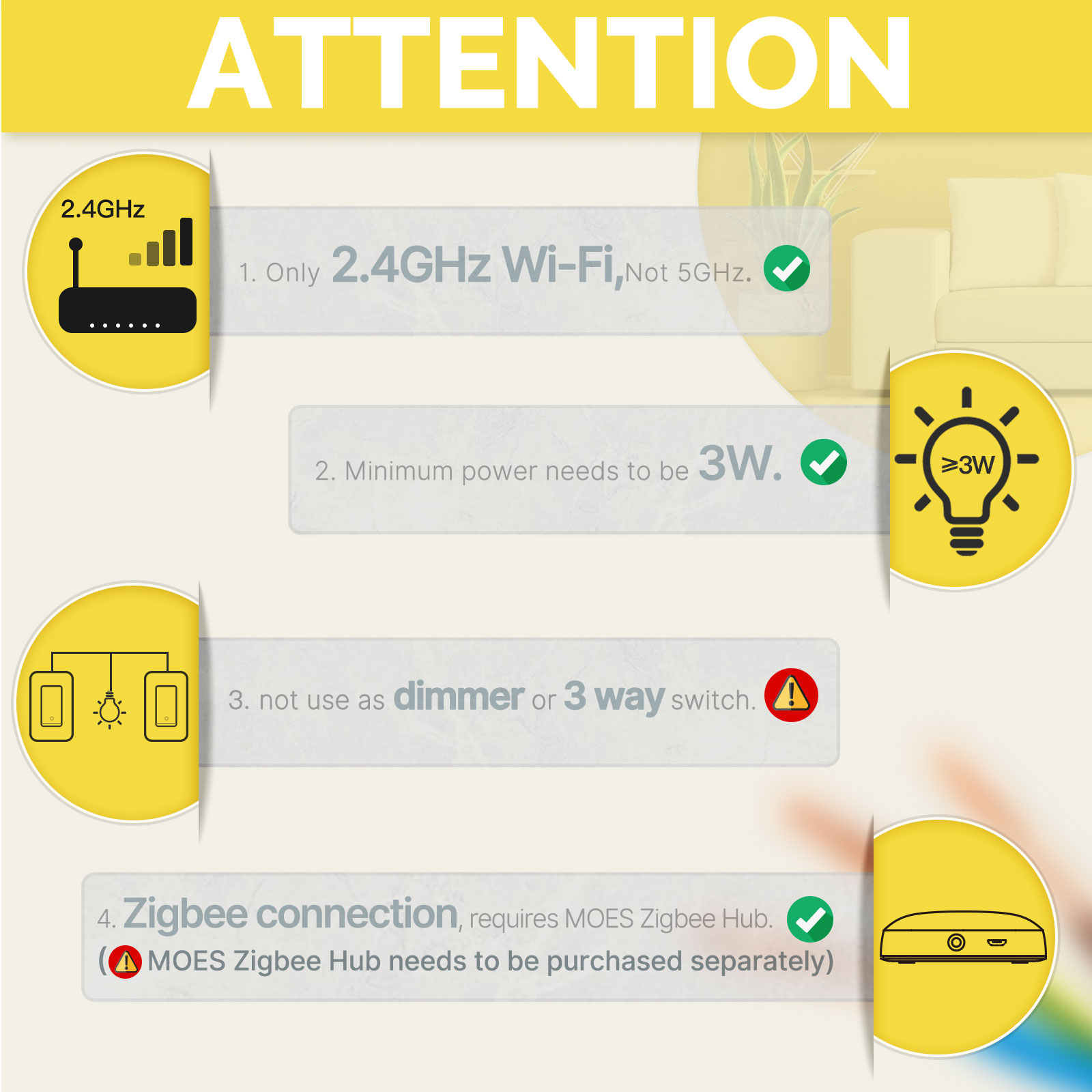 Interrupteur intelligent Zigbe - Smart Accessories avis et prix