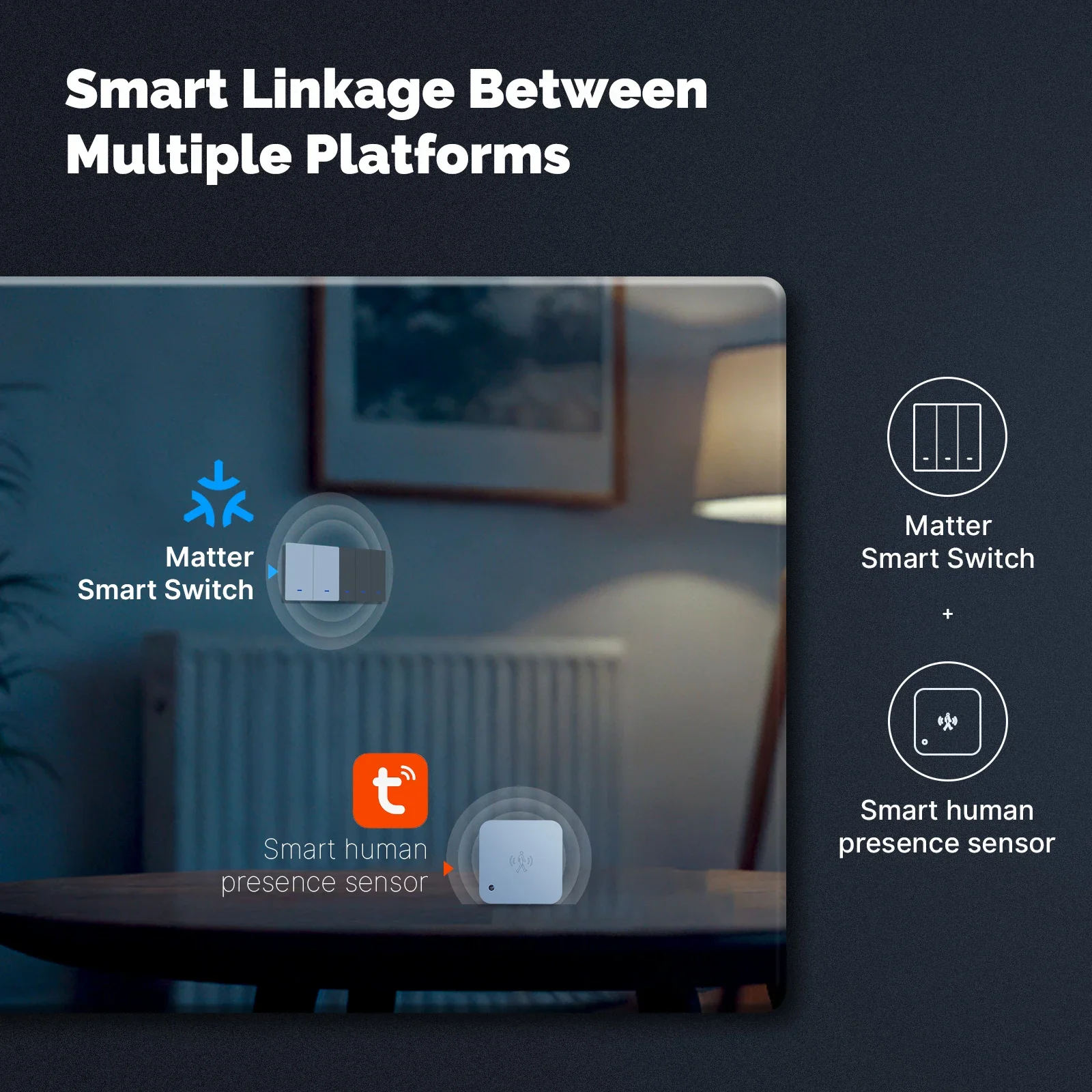 MOES Matter Tuya WiFi bouton l - Smart Accessories avis et prix