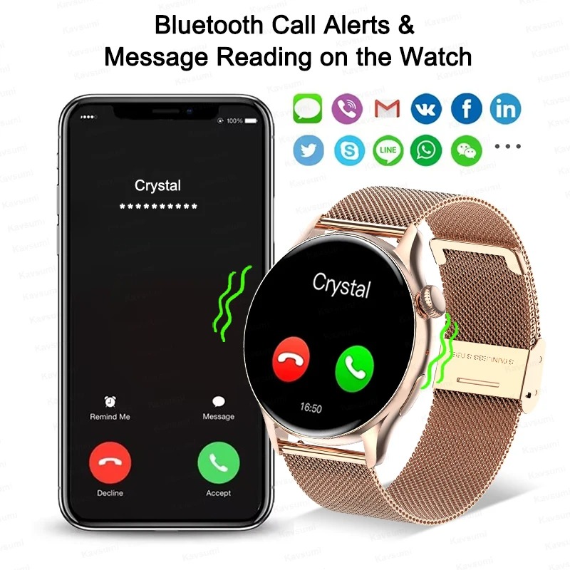 Montre connectée pour femmes,  - Smartwatch Custom avis et prix